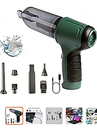 Dinamic Araç Süpürgesi Şarjlı Yeşil 120W HL-107