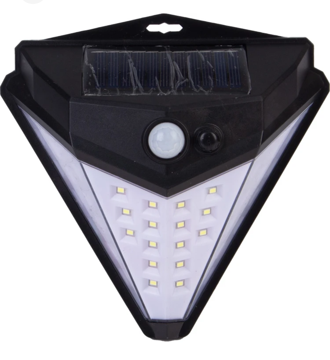 Tudor LED Ampul Aplik Solar LED Tek Sensörlü 38 LED Üçgen